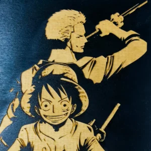  One Piece – Xειροποίητο Ξύλινο Luffy and Zoro