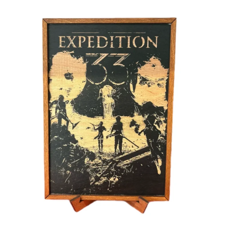Expedition 33 Ξύλινο Κάδρο Με Πυρογραφία