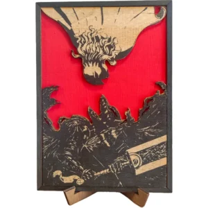 Berserk Ξύλινο Κάδρο