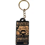 One Piece Μπρελόκ - Ξύλινο Μπρελόκ Wanted Poster Luffy Gear 5