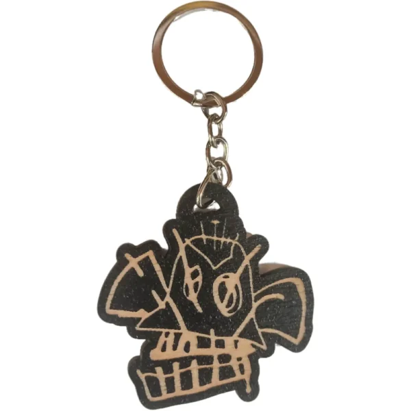 League Of Legends Ξύλινο Μπρελόκ Arcane Jinx Mark