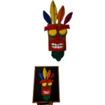xylino-diakosmitiko-aku-aku-crash-bandicoot