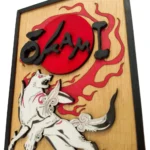 Okami Xειροποίητο Ξύλινο Κάδρο