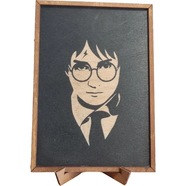 Harry Potter Xειροποίητο Ξύλινο κάδρο