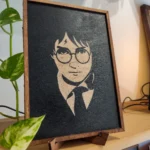 Harry Potter Xειροποίητο Ξύλινο κάδρο