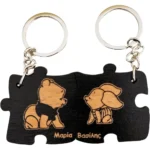 Ξύλινα Μπρελόκ Winnie & Piglet