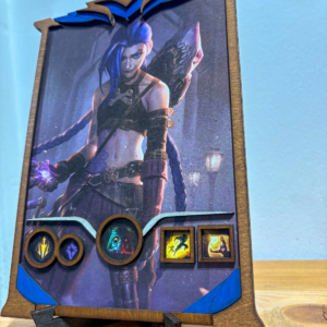 League Of Legends Ξύλινο Stand 22×17 cm Arcane jinx