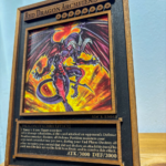 3D Yu‑Gi‑Oh! Ξύλινο Stand “Red Dragon Archfiend” 21×15 cm