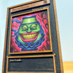 3D Yu‑Gi‑Oh! Ξύλινο Stand “Pot of Greed” 21×15 cm