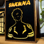 Jujutsu Kaisen – Χειροποίητο Ξύλινο Φωτιστικό Sukuna