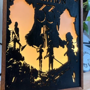 Expedition 33 Xειροποίητο Ξύλινο Φωτιστικό