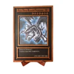 3D Yu‑Gi‑Oh! Ξύλινο Stand “Red Eyes Black Dragon” 21×15 cm